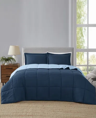 Truly Soft Everyday Reversible 3-pc. Comforter Set, King In Blue