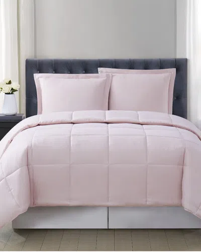 Truly Soft Everyday Reversible Blush Comforter Set