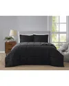 Truly Soft Everyday Reversible Comforter Set In Black