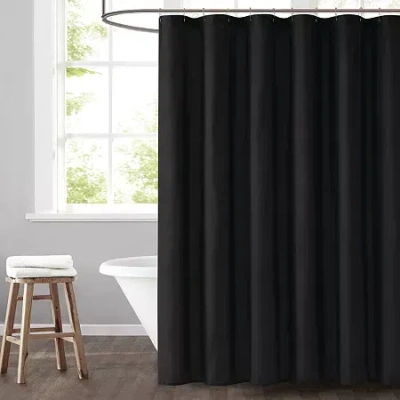 TRULY SOFT EVERYDAY SOLID SHOWER CURTAIN