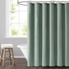 Truly Soft Everyday Solid Shower Curtain In Green
