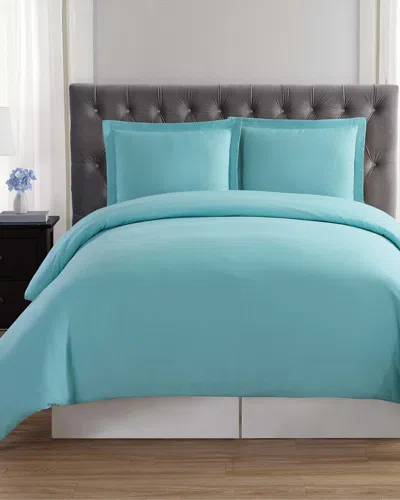 Truly Soft Everyday Turquoise Duvet Set In Blue