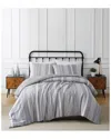 Truly Soft Flannel Duvet Cover Set In Grey