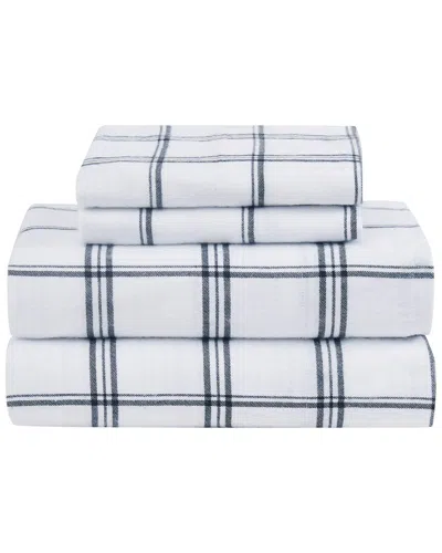 Truly Soft Flannel Sheet Set In White