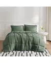 Truly Soft Garment Wash Solid Comforter Set