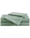 Truly Soft Garment Wash Solid Sheet Set In Green