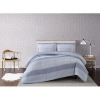 Truly Soft Gray Reversible 3 Piece Comforter Set