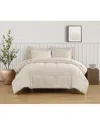 Truly Soft Green Solid Comforter Set In Neutral