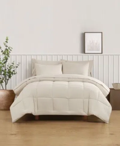 Truly Soft Green Solid Comforter Sets In Blue