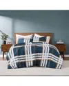 Truly Soft Henry Plaid Comforter Set In Multi