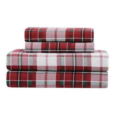 Truly Soft Holiday Plaid 100% Cotton Guest Room Sheet Set Case Pack