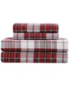 Truly Soft Holiday Plaid Flannel Sheet Set