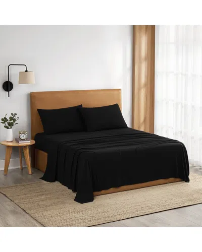 Truly Soft Jersey Knit Sheet Set In Black