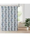 Truly Soft Lars Plaid Shower Curtain In Blue