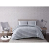 Truly Soft Microfiber 2 Piece Comforter Set In Gray
