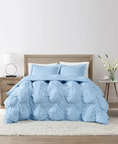 Truly Soft Oversized Puffer 3-pc. Comforter Set, Full/queen In Blue