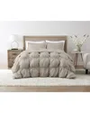 Truly Soft Oversized Puffer Comforter Set In Gray