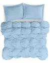 Truly Soft Oversized Puffer Comforter Set In Blue