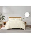 Truly Soft Pleated Comforter Set In White