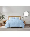 Truly Soft Pleated Comforter Set In Blue