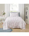 Truly Soft Printed Bow Sheet Set In Pink
