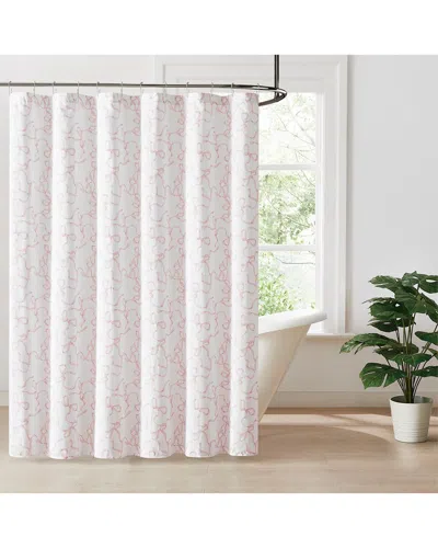 Truly Soft Printed Bow Shower Curtain