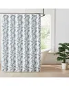 Truly Soft Printed Bow Shower Curtain In Blue