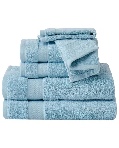 Truly Soft Quick Dry 6 Piece Towel Set - Blue