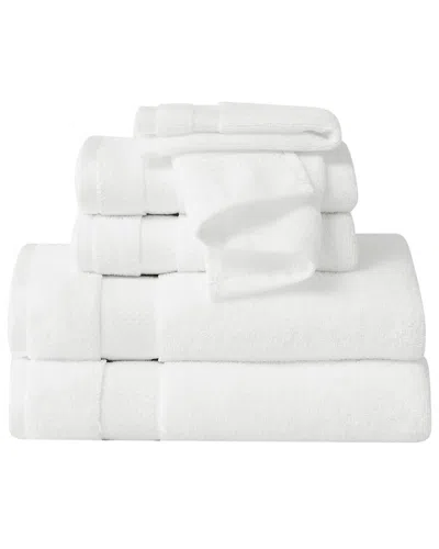 Truly Soft Quick Dry 6 Piece Towel Set - White