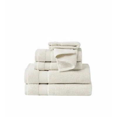 Truly Soft Quick Dry 6 Piece Towel Set In White