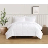 Truly Soft Solid Recycled Sustainable Comforter Set In White