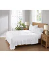 Truly Soft Solid Ruffle Sheet Set In White
