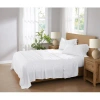 Truly Soft Solid Ruffle Sheet Set In White