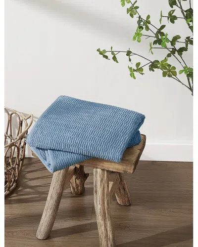 Truly Soft Textured Quick Dry 2-pack Bath Towel Set In Blue