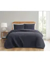 Truly Soft Textured Waffle Comforter Set