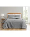 Truly Soft Textured Waffle Comforter Set