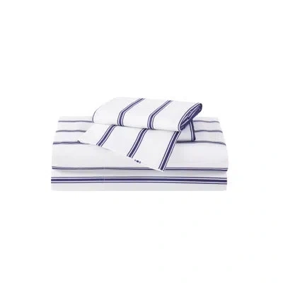Truly Soft Ticking Stripe Sheet Set In White,navy