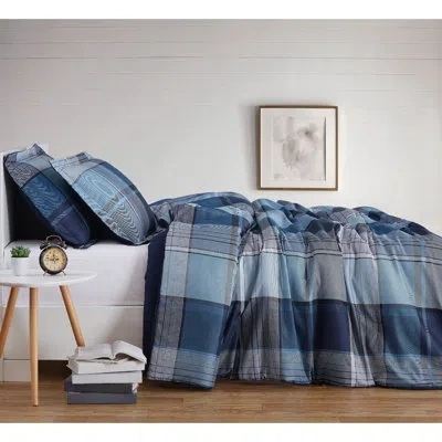 Truly Soft Trey Comforter Set In Blue