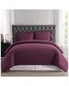 Truly Soft Twin Xl Duvet Set In Burgundy