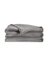 Truly Soft Velvet Plush Family Blanket In Grey