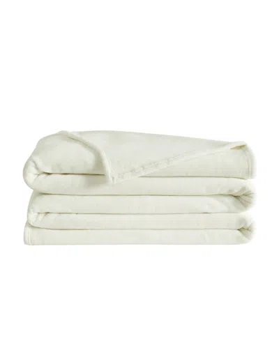 Truly Soft Velvet Plush Family Blanket In Ivory