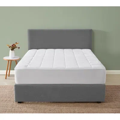 Truly Soft Waterproof And Moisture Wicking Mattress Pad In White