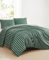 Truly Soft Weston Stripe 3-pc. Duvet Set, Full/queen In Green