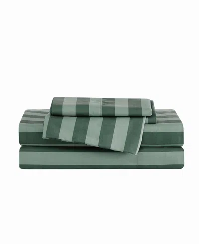 Truly Soft Weston Stripe 4-pc. Sheet Set, King In Green