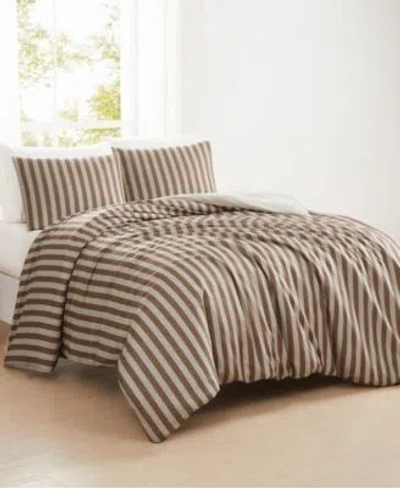 Truly Soft Weston Stripe Comforter Sets In Brown