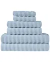 Truly Soft Zero Twist 6pc Towel Set In Blue