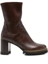 Truman's 90mm Leather Boots In Brown