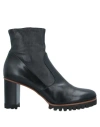 Truman's Woman Ankle Boots Black Size 10.5 Calfskin In Black