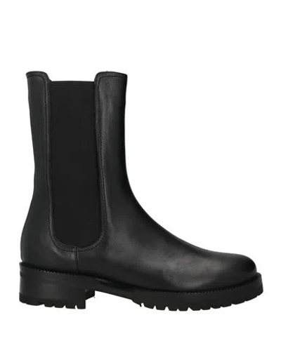 Truman's Woman Ankle Boots Black Size 8 Leather