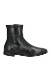 Truman's Woman Ankle Boots Black Size 8.5 Leather In Black